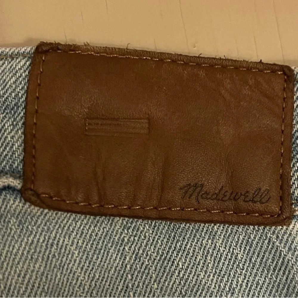Madewell 90’s High Rise Slim Crop BoyJean - Size 24 Light Wash - Picture 5 of 14